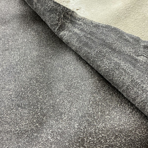 Antique Distressed Full Grain Leather Cow Hide | Taupe Rough Suede Texture | 38 to 45 square feet | 3 to 4 oz. | Full Hide