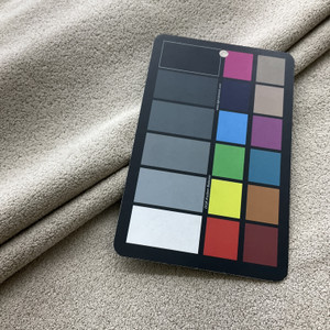 3.5 Yard Piece of Beige Medium-Pile Microfiber | Heavy Upholstery Fabric | 54" Wide | By the Yard