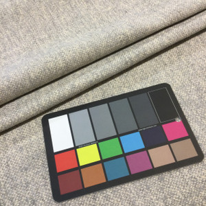 2 Yard Piece of Grey/Cream Variegated Textured Chenille Upholstery Fabric | Furniture | Home Dec | Cushions | By The Yard | 54 Inch Wide