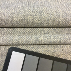 2 Yard Piece of Grey/Cream Variegated Textured Chenille Upholstery Fabric | Furniture | Home Dec | Cushions | By The Yard | 54 Inch Wide
