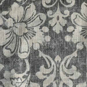 Bizou in Platinum | Home Decor Fabric | Grey / Off White | Cotton / Poly | Covington | Medium Weight | 54" Wide | By the Yard