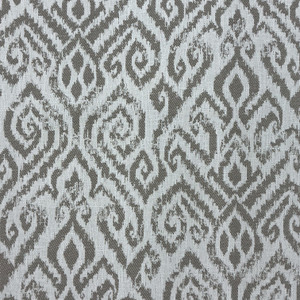 Kirsti in Pebble | Upholstery Fabric | Damask Design in Beige / Ivory | Swavelle | 54" Wide | Heavyweight | BTY