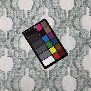 Keyhole in Sea Mist | Upholstery Fabric | Geometric Design in Teal / Blue / White | Swavelle | 54" Wide | Heavyweight | BTY