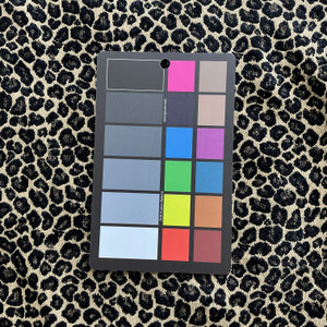 Leopard Print in Black and Tan | Upholstery Fabric | Chenille | 54" Wide | By the Yard