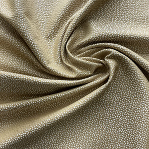 Dappled Design in Gold and Off White | Upholstery Fabric | Heavyweight | 54" Wide | By the Yard