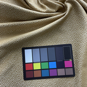 Dappled Design in Gold and Off White | Upholstery Fabric | Heavyweight | 54" Wide | By the Yard