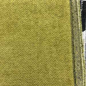 Criss Cross Weave in Citron Green | Upholstery Fabric | Chenille | 54" Wide | By the Yard