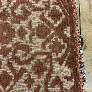 Aristocrat in Spice | Upholstery Fabric | Chenille Damask Design | Orangish Brown | Richloom | 54" Wide | By the Yard
