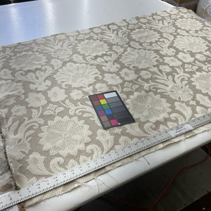 Chivery in Almond | Upholstery Fabric | Floral Damask in Beige / Off White | Richloom | Heavy Weight | 54" Wide | BTY