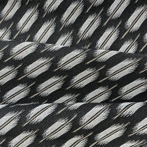 Descarte in Domino | Upholstery Fabric | Ikat Dots in Black / White / Beige | Richloom | Heavyweight | 54" Wide | By the Yard