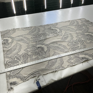 Kayleen in Ebony | Upholstery Fabric | Large Scale Floral in Black / Off White | Richloom | Heavy Weight | 54" Wide | By the Yard