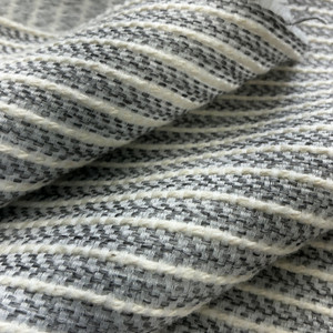 Paces in Slate | Upholstery Fabric | Stripes in Grey / Off White | Richloom | Heavyweight | 54" Wide | By the Yard