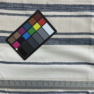 Sinova in Navy | Upholstery Fabric | Stripes | Navy Blue / Beige | Medium Weight | Richloom | 54" Wide | By the Yard