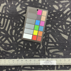 Abstract Design in Charcoal | Velvet Upholstery Fabric | Heavy Weight | 54" Wide | By the Yard