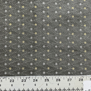 Zigzag Dot Geometric in Taupe and Gold | Upholstery Fabric |  Heavyweight | 54" Wide | By the Yard
