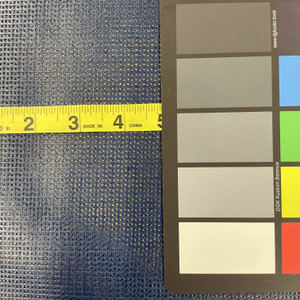 Navy Blue 9 x 12 Vinyl Mesh | Windscreen, Safety Fencing, Gym Dividers, Awning Drop Shades | Bruin Plastics | 72" Wide | By the Yard