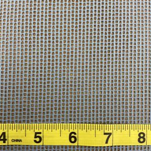 Wedgewood Blue 9 x 9 Vinyl Mesh | Windscreen, Safety Fencing, Gym Dividers, Awning Drop Shades | Bruin Plastics | 62" Wide | By the Yard