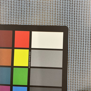 Wedgewood Blue 9 x 9 Vinyl Mesh | Windscreen, Safety Fencing, Gym Dividers, Awning Drop Shades | Bruin Plastics | 62" Wide | By the Yard