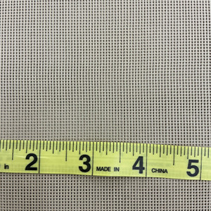 Beige 18 x 18 Vinyl Mesh | Windscreen, Safety Fencing, Gym Dividers, Awning Drop Shades | Bruin Plastics | 78" Wide | By the Yard