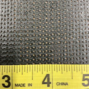 Black 9 x 12 Vinyl Mesh | Windscreen, Safety Fencing, Gym Dividers, Awning Drop Shades | Bruin Plastics | 75" Wide | By the Yard.