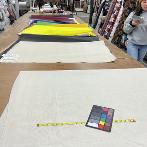 Vanilla 18 x 18 Vinyl Mesh | Windscreen, Safety Fencing, Gym Dividers, Awning Drop Shades | Bruin Plastics | 72" Wide | By the Yard