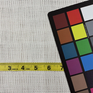 White 9 x 12 Vinyl Mesh | Windscreen, Safety Fencing, Gym Dividers, Awning Drop Shades | Bruin Plastics | 62" Wide | By the Yard