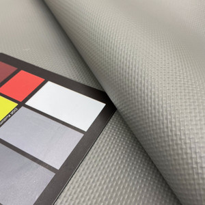 Grey Heavy Duty Tarpauline Fabric | Industrial PVC 3 ply Vinyl | Outdoor Tarps / Covers | Waterproof | 49" Wide | By the Yard