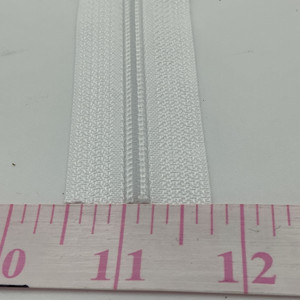 #5 COIL Zipper, 5/8" WHITE | By The Yard
