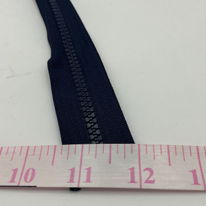 #5 MOLDED CHAIN Zipper | Marine / Heavy Duty, 5/8" NAVY