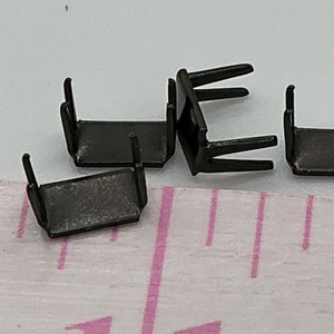 #5 ZIPPER BOTTOM STOPS BLACK