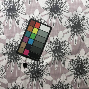 4.25 Yard Piece of Wild Floral in Mauve Upholstery / Drapery Fabric | 54" Wide | BTY | Linen-like