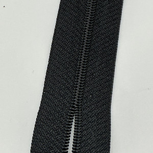 #2 BLACK COIL  ZIPPER | BY THE YARD
