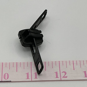 #10 MOLDED PULLS.   DOUBLE PULL BLACK 