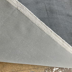 1 Yard Piece of Steel Grey Velvet Upholstery Fabric | Super Soft | Heavyweight / Durable | 54" Wide | By the Yard