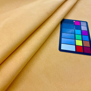 1.66 Yard Piece of Sunflower Yellow Microsuede | Medium Weight Upholstery Fabric  | 54" Wide | By the Yard | Durable