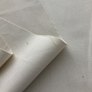 2 Yard Piece of 8.5 oz Brushed Canvas Natural | Medium/Heavyweight Canvas Fabric | Home Decor Fabric | 60" Wide