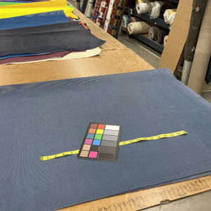 Dark Blue 18 x 18 Vinyl Mesh | Windscreen, Safety Fencing, Gym Dividers, Awning Drop Shades | Bruin Plastics | 57" Wide | By the Yard