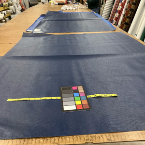 Navy Blue 9 x 12 Vinyl Mesh | Windscreen, Safety Fencing, Gym Dividers, Awning Drop Shades | Bruin Plastics | 60" Wide | By the Yard