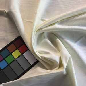1.5 Yard Piece of Creamy Off White Moire | Upholstery / Slipcover Fabric | 58 Wide | By the Yard