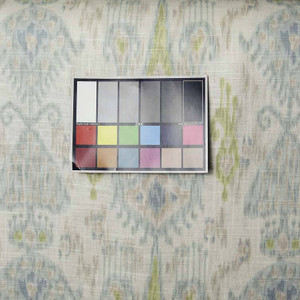 3.5 Yard Piece of Pastel Fabric By Robert Allen KHANJALI GLACIER Drapery & Upholstery Weight