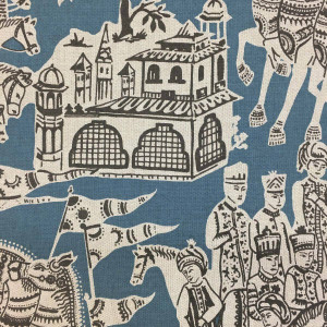 4 Yard Piece of Medina Magic | Persian | P Kaufmann | Drapery Upholstery Fabric By The Yard 54"