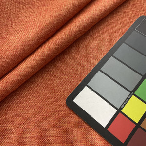 2.5 Yard Piece of Vintage Poly Burlap Dark Orange | Medium Weight Burlap Fabric | Home Decor Fabric | 58" Wide