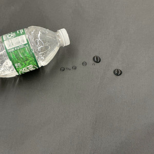 Black Solid Waterproof Nylon Fabric | Outdoor Bags, Tents, Sleeping Bags etc. | 200 Denier | Medium Weight Nylon | 60" Wide | By the Yard