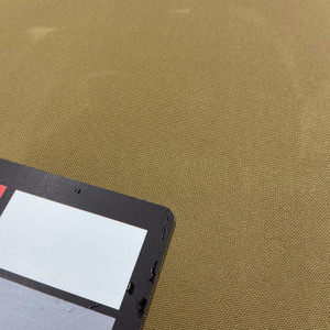 Tan Waterproof Nylon Canvas Fabric | Tarps / Outdoor Covers / Backpacks / Banners | 500 Denier | 60" Wide | By the Yard
