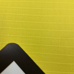 Bright Yellow Waterproof Ripstop Nylon Fabric | Outdoor Bags, Tents, Sleeping Bags etc. | 70 Denier | Lightweight Nylon | 60" Wide | By the Yard