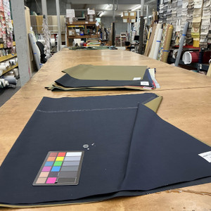 Navy Blue Waterproof Nylon Canvas Fabric | Tarps / Outdoor Covers / Backpacks / Banners | 400 Denier | 60" Wide | By the Yard