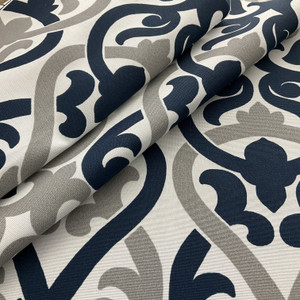 1 Yard Piece of Premier Prints Indoor/Outdoor Alex Oxford/Grey | Medium Weight Outdoor Fabric | Home Decor Fabric | 54" Wide