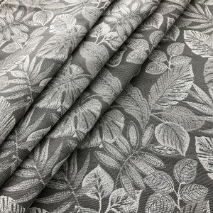 2 Yard Piece of Richloom Solarium Outdoor Casco Woven Pewter | Medium/Heavyweight Woven, Outdoor Fabric | Home Decor Fabric | 54" Wide
