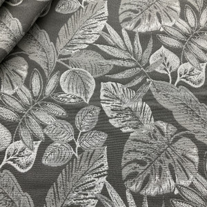 2 Yard Piece of Richloom Solarium Outdoor Casco Woven Pewter | Medium/Heavyweight Woven, Outdoor Fabric | Home Decor Fabric | 54" Wide