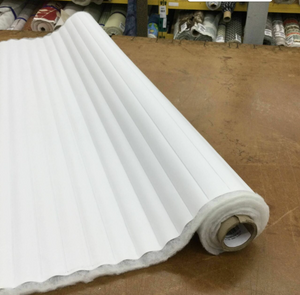 1 Yard Piece of Seaquest Roll N Pleat | Too White PSQ-029 | PLEATED MARINE VINYL Fabric | SUN + SALT PROOF | 54 wide | By the Yard